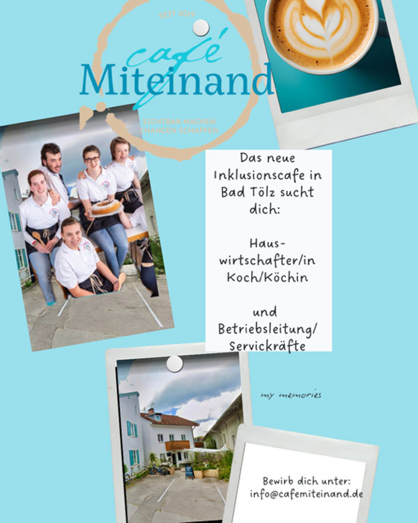 Stellenanzeige – Café Miteinand